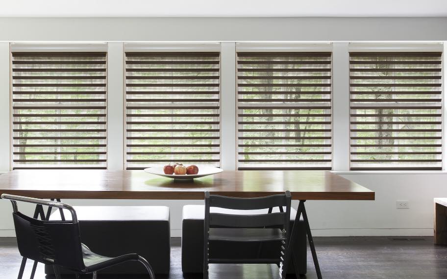 Shutters in a kitchen in New Brunswick