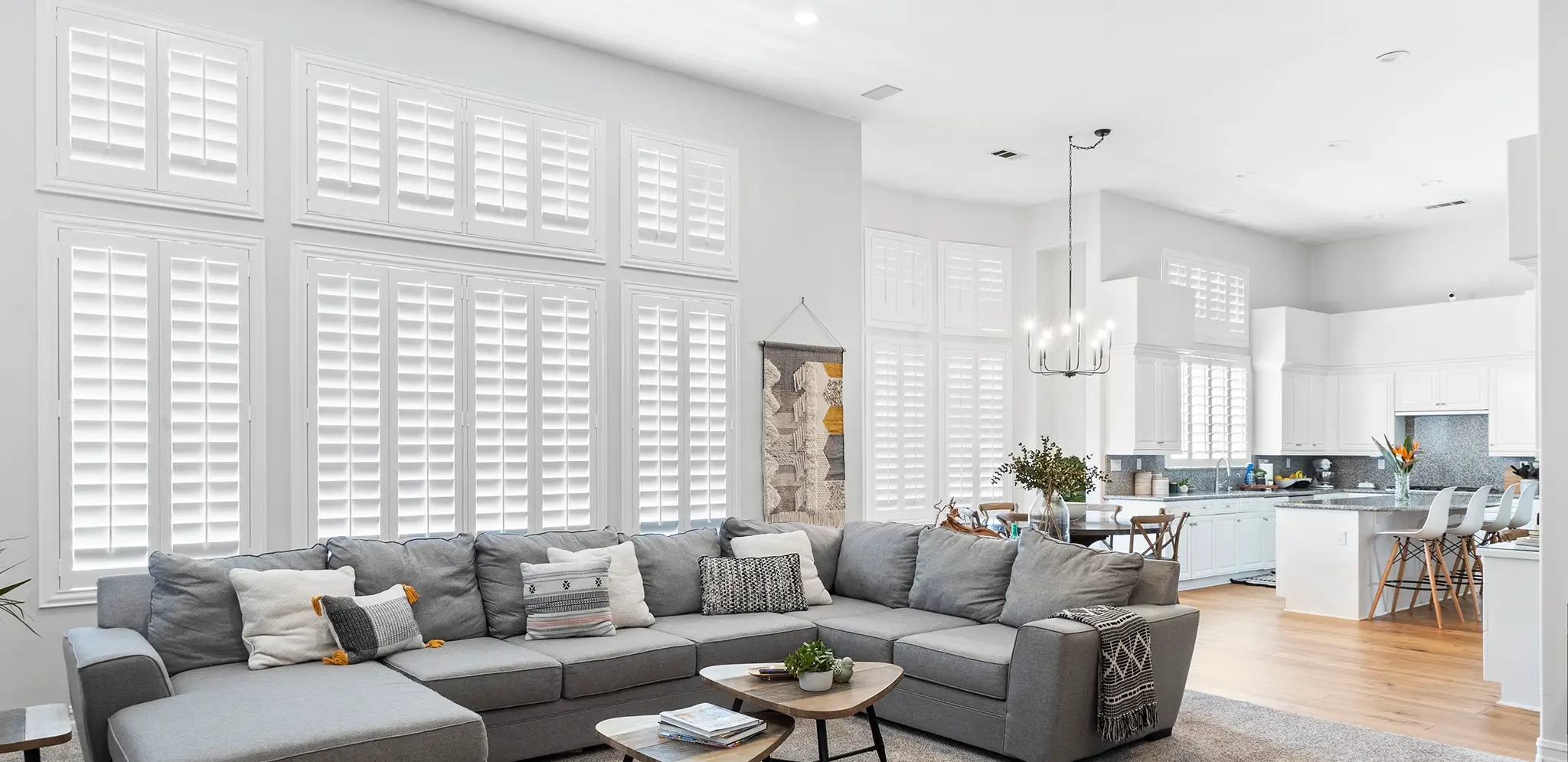 Shutters in a New Brunswick living room