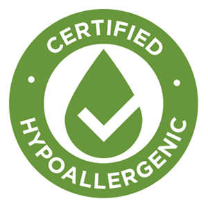 green logo hypoallergenic certified