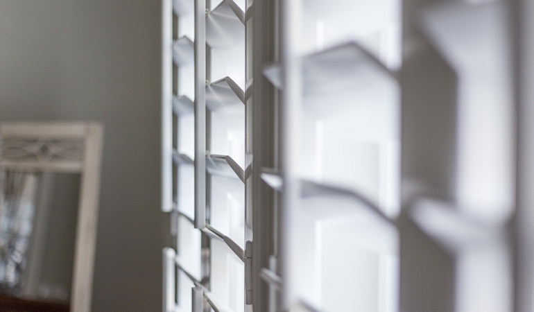 Your faux wood should have solid louvers if you want energy efficiency and a like wood feel. Faux Wood Plantation Shutters in New Brunswick